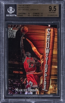 1997-98 Finest Showstoppers Refractor #271 Michael Jordan - BGS GEM MINT 9.5 - TRUE GEM+